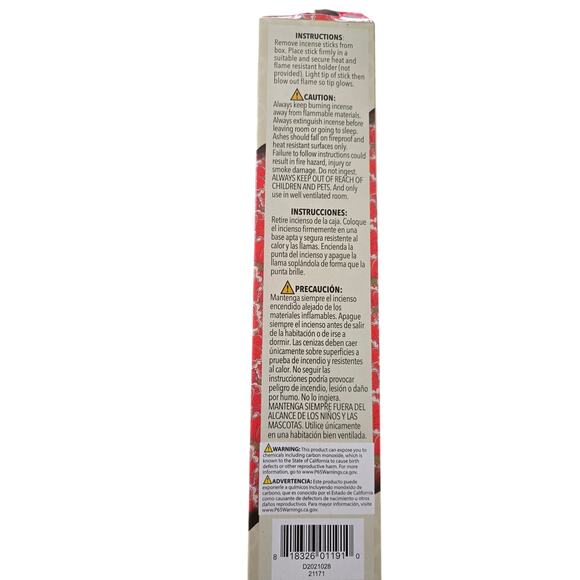 Strawberry Incense Sticks – Pack of 5 Boxes (200 Sticks Total) - Picture 2 of 2